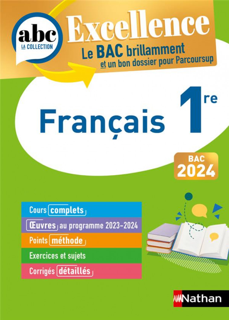 ABC BAC EXCELLENCE FRANCAIS 1RE - CAHEN-PINON/PREST - CLE INTERNAT